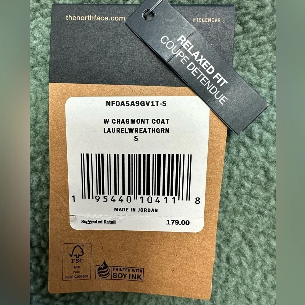 THE NORTH FACE CRAGMONT FLEECE COAT WOMEN'S‎ Size SMALL